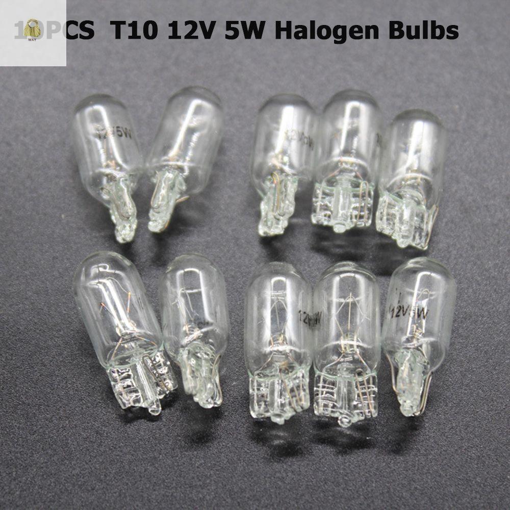 WAY ไฟป้ายทะเบียน Warm White T10 W5W 194 168 12V โคมไฟความกว้าง