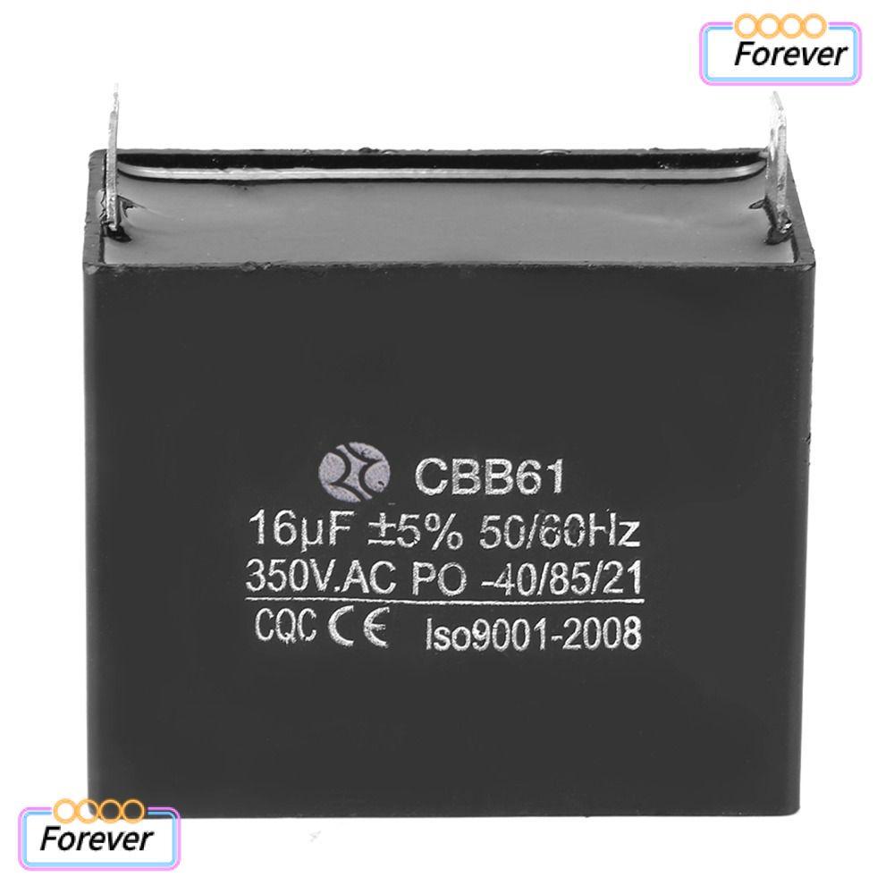 ตัวเก็บประจุ FOREVER CBB61, 350V AC 50/60Hz ตัวเก็บประจุเครื่องกําเนิดไฟฟ้า, ส่วนประกอบไฟฟ้า -40/85/