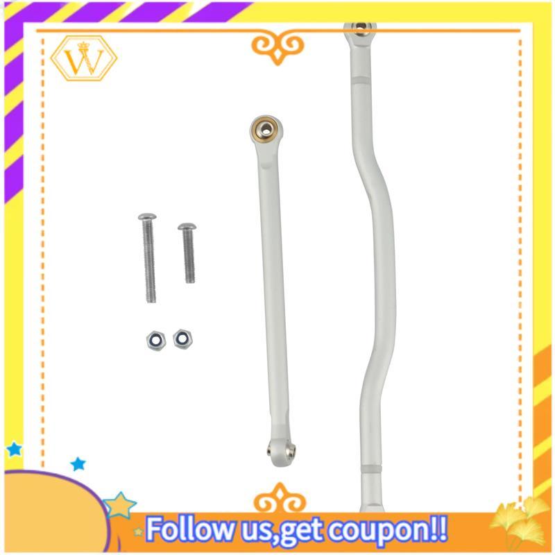 พวงมาลัยโลหะ Servo ดึง Rod Link Rod Link Link สําหรับ SCX10 II 90046 1/10 RC Crawler รถอะไหล่อัพเกรด