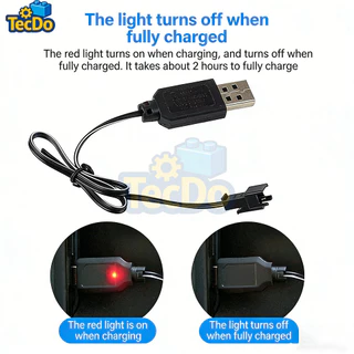 7.4V 3.7V Charger SM-2P SM-4P Reverse Li-ion แบตเตอรี่ไฟฟ้า RC รถเฮลิคอปเตอร์เรือสายชาร์จ USB 45 ซม.