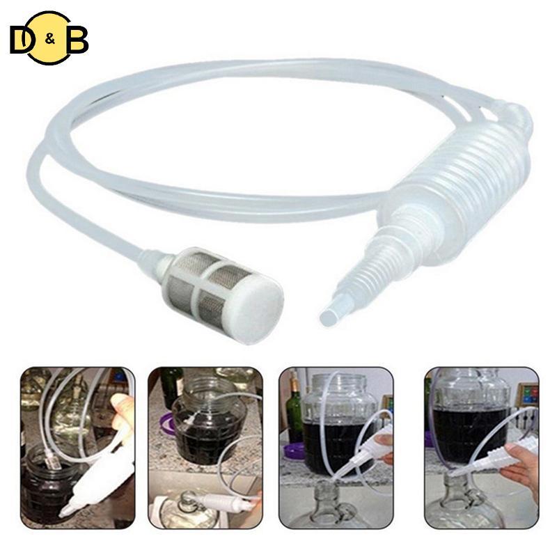 [DB] Brewing Siphon ท่อเครื่องมือเบียร์ Brewing เกรดอาหารทํา Brewing พลาสติก Hand Transfer ปั๊มครัวเ