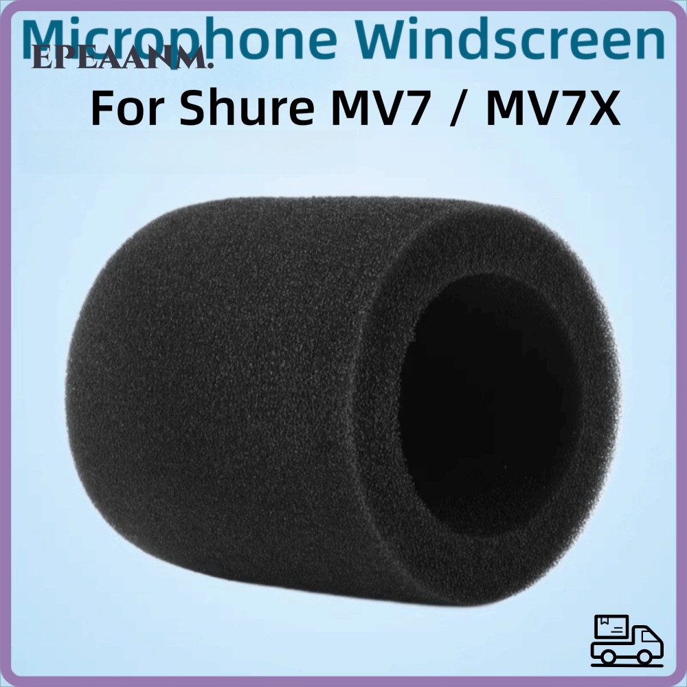 EPEAA Mic ฝาครอบกระจก, Windproof เปลี่ยนไมโครโฟน Pop Filter, Professional Flocked ฟองน้ําโฟมไมโครโฟน