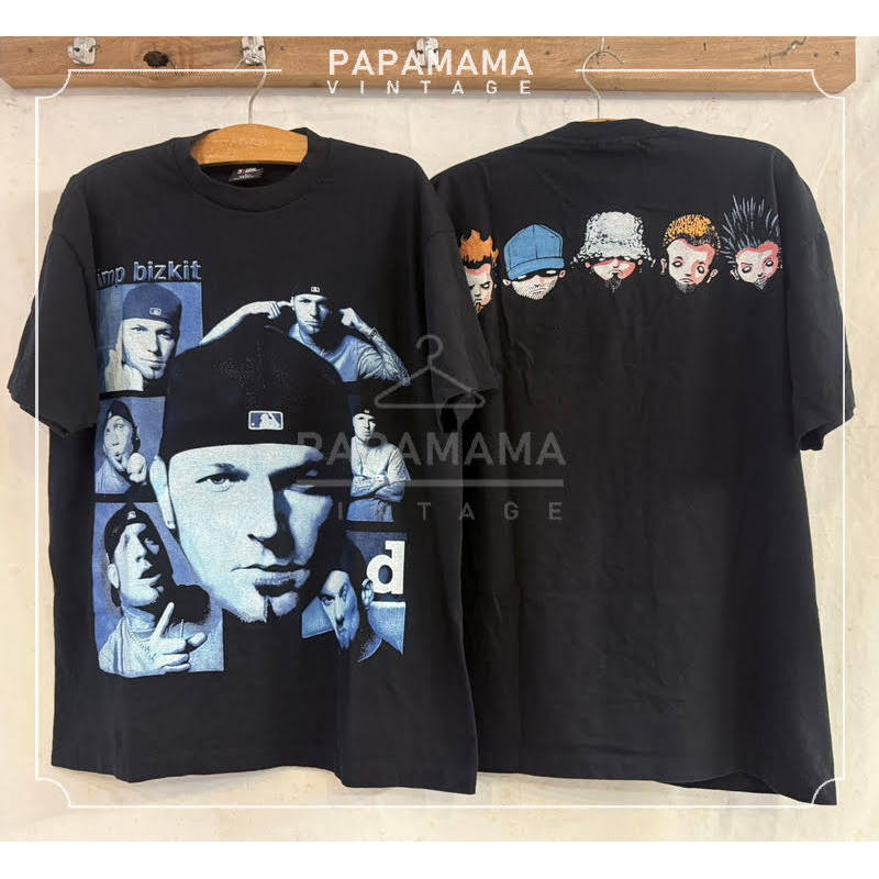 LIMPBIZKIT rock dead stock vintage 2000 เสื้อวินเทจ เสื้อทัวร์ วงร๊อค papamama vintage shirt