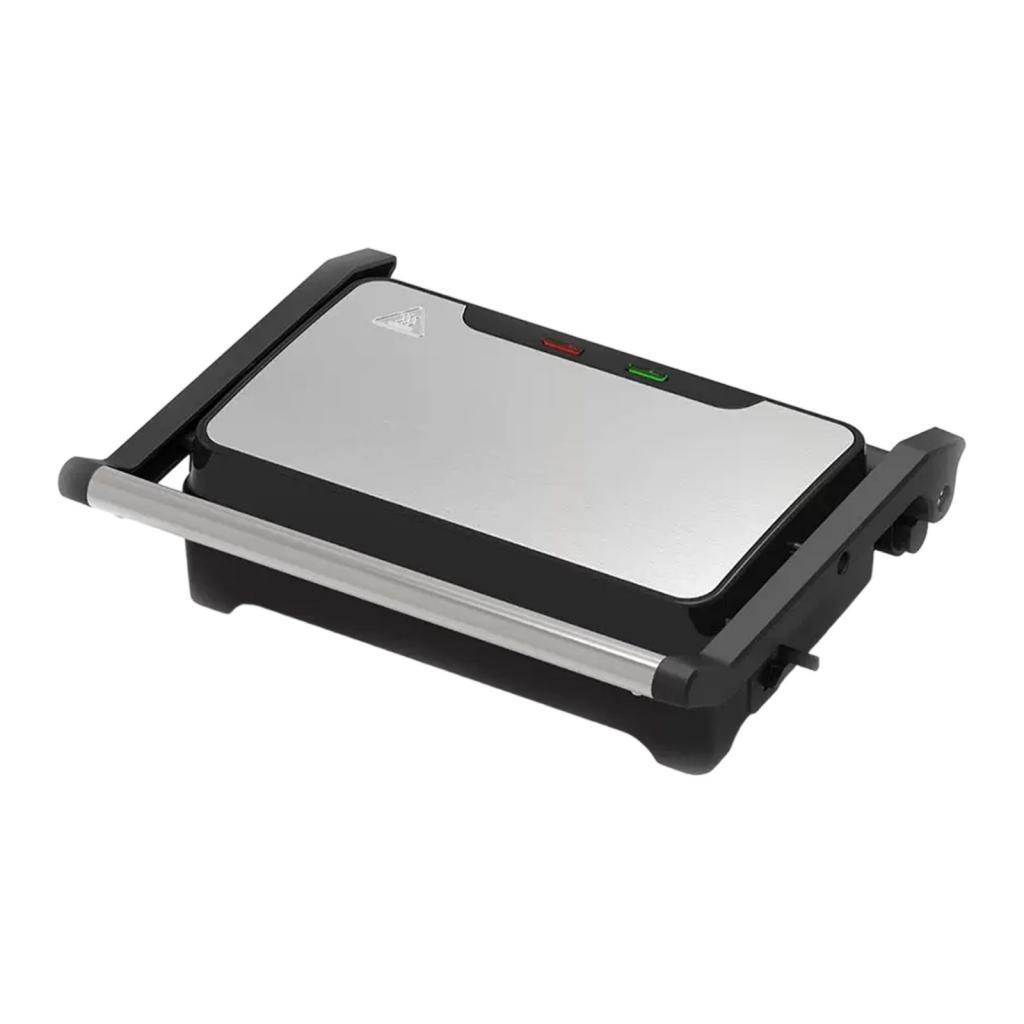 [Qklmdt] Panini Press Grill Panini Maker ขนาดกะทัดรัดพร้อมที่จับ 750W เครื่องทําอาหารเช้าสําหรับขนมช
