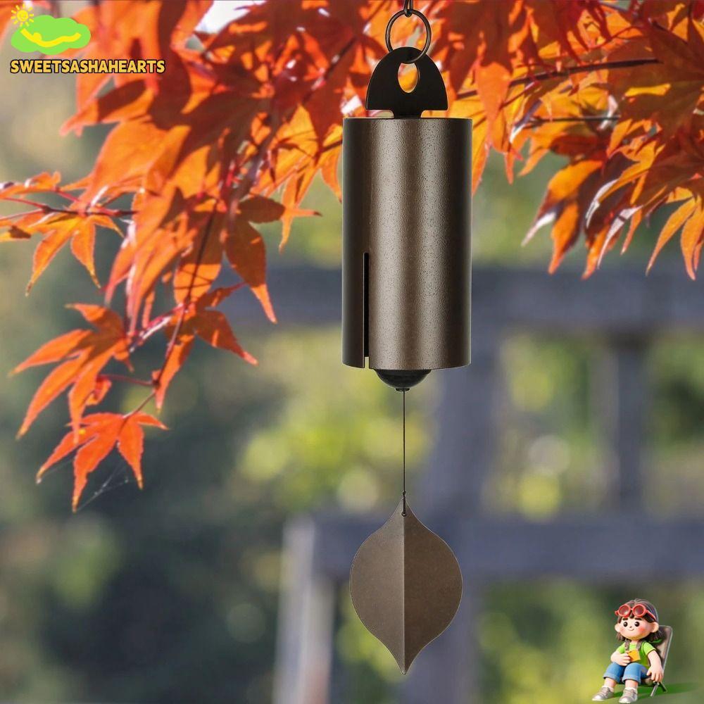 SWEE Deep Resonance Windchimes, เครื่องประดับแขวน กระดิ่งลมโลหะโบราณ, ของขวัญ Yard Serenity Bell