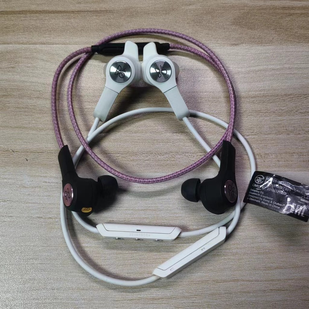 Beoplay E6 H5 ชุดหูฟังบลูทูธไร้สายคอแขวนหูฟังชนิดใส่ในหูแบบมีสายสําหรับเล่นกีฬา BO E6