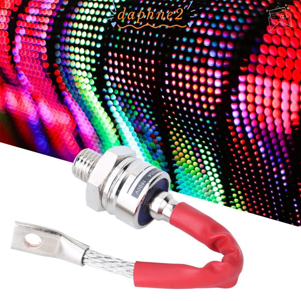 DAPHNES Power Stud Rectifier Diode, 1600V 100A Power Rectifier Diode,กําลังสูง 16 มม.เกลียวซิลิคอน P