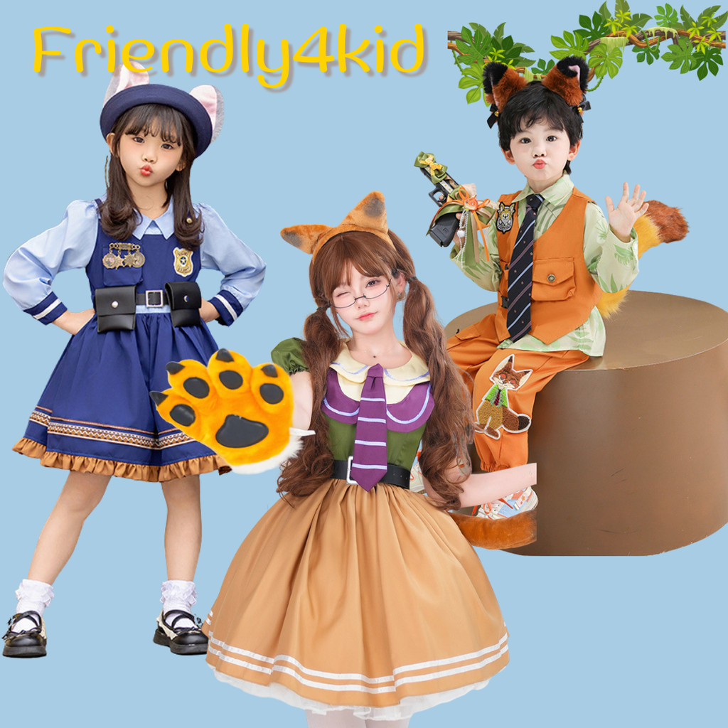 Friendly4kid Haloween ชุดแฟนซี จิ้งจอก