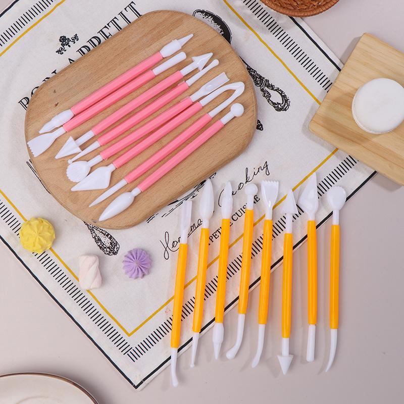 [Cloudy] 8 ชิ้น/เซ็ตเครื่องมือการสร้างแบบจําลองดินพลาสติกขี้ผึ้งแกะสลักเครื่องปั้นดินเผาเครื่องมือแก