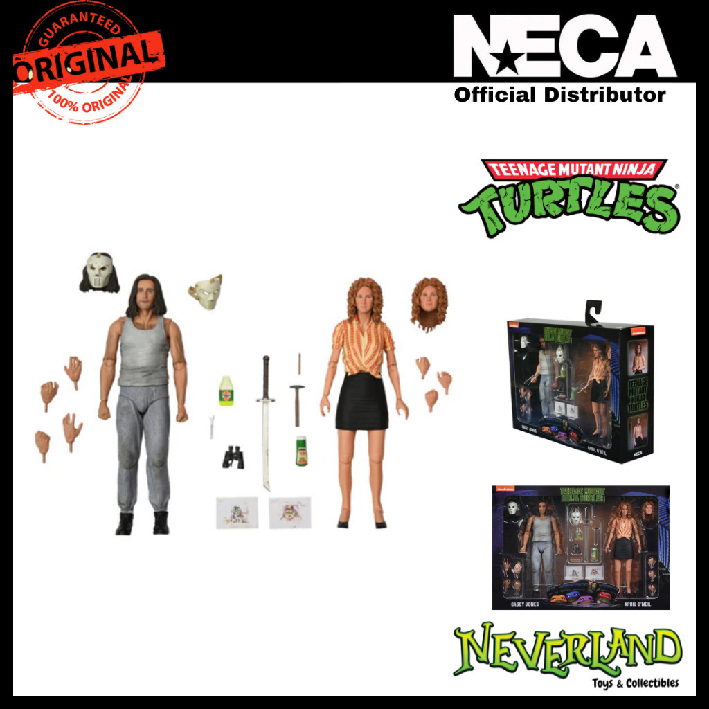 (🔵PRE-ORDER)NECA TeenageMutant NinjaTurtles April O’Neil&CaseyJones Farm 2Pack(1990 Movie)7” Scale-A