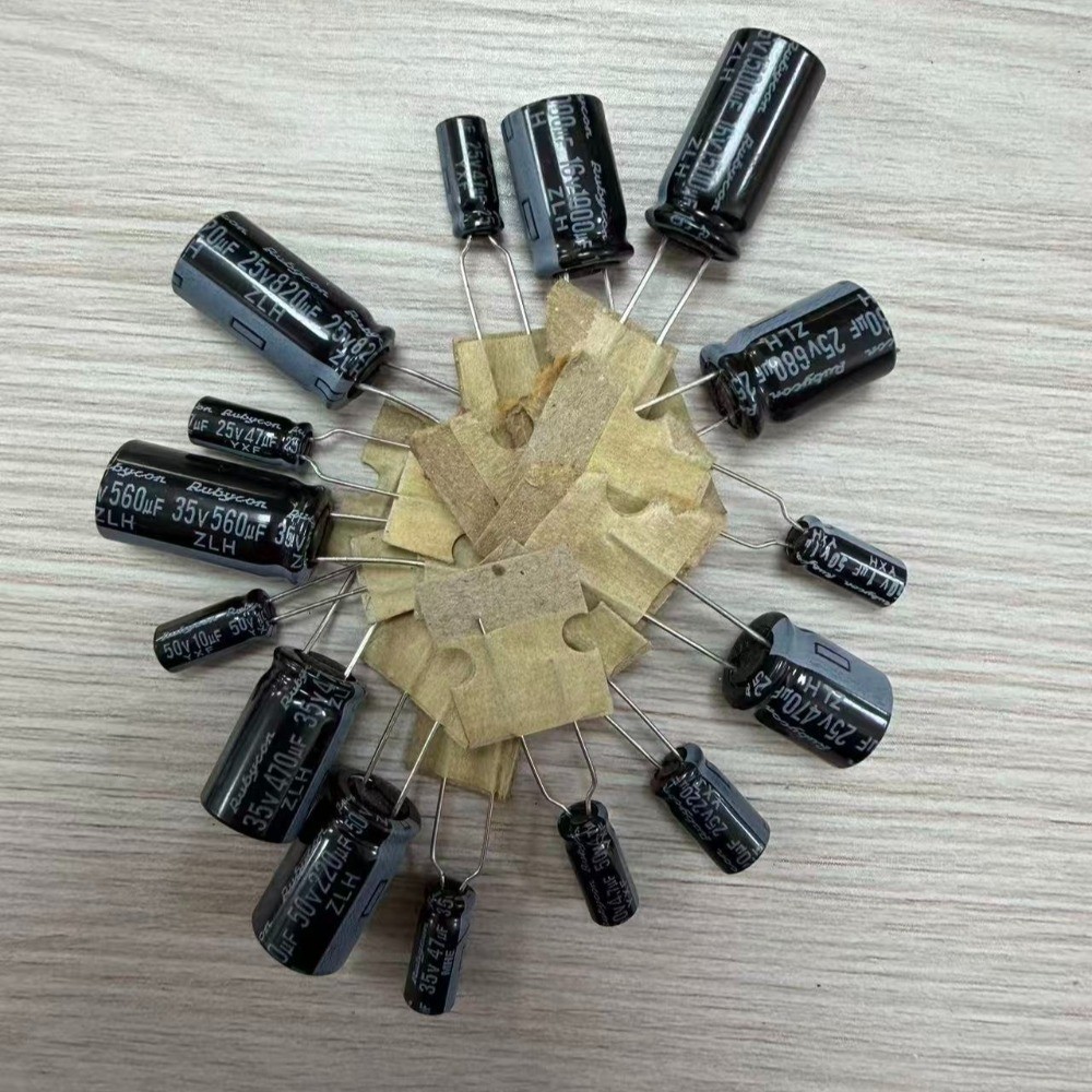 10pcs Rubycon YXF Series Low Impedance Long Life 16V 25V 35V 50V 220UF 560UF 47UF 10UF 4.7UF 1UF 470