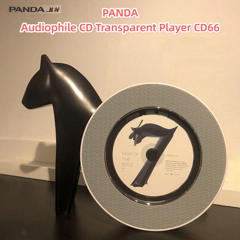 PANDA เครื่องเล่น CD เครื่องเล่น CD เครื่องเล่นบันทึก เครื่องเล่นอัลบั้ม CD Disc CD Bluetooth Audio 