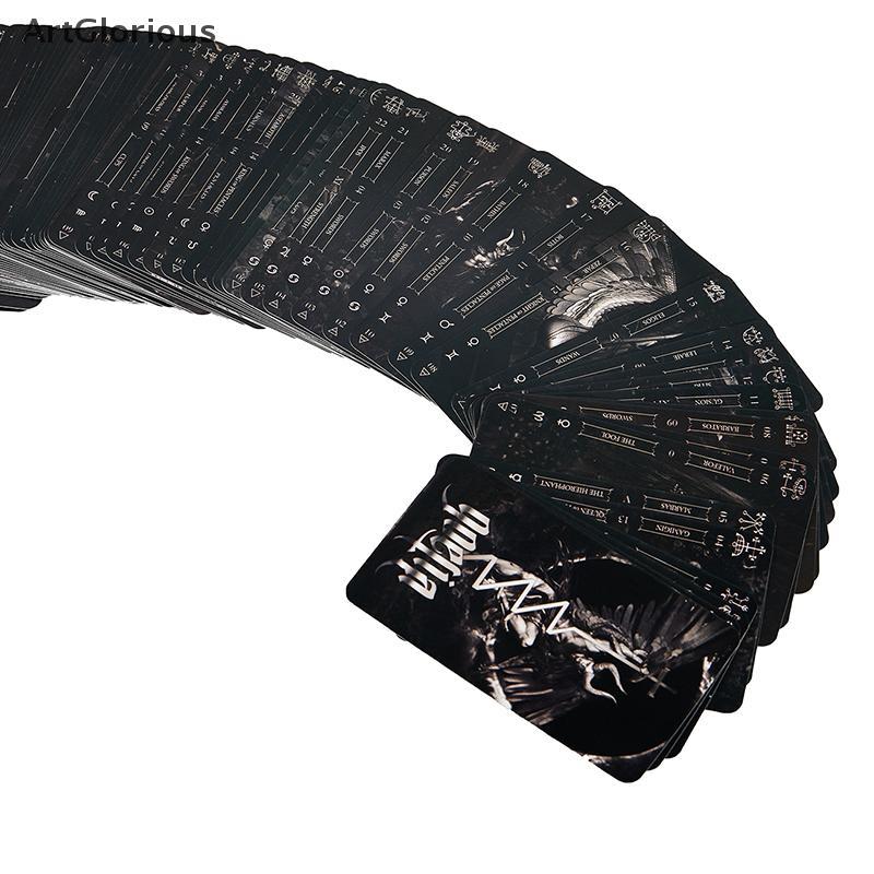 ศิลปะ GOETIA ใน DARKNESS DE CARDS LO SCARABEO ESOTRIC FORTUNE TELLING NEW N