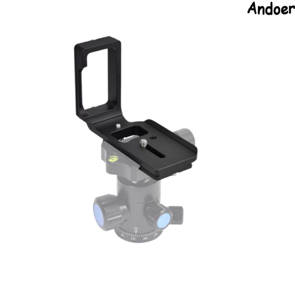 กล้อง L Bracket แนวตั้งแนวนอน Switching ขาตั้งกล้อง Quick Release Plate Fit สำหรับ Nikon D750