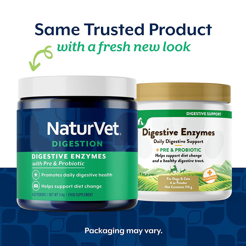 พร้อมสต็อก Fast Shipping TK Supply Pet Digestive Enzyme Powder NaturVet DIGESTION Pet Digestive Enzy