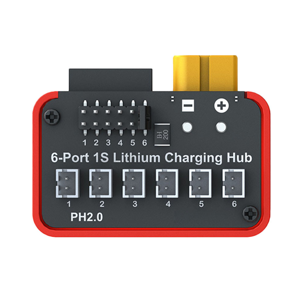 1S ฮับชาร์จสูงสุด 2.0A เอาต์พุต PH2.0 Connector รองรับแบตเตอรี่ LiFe
