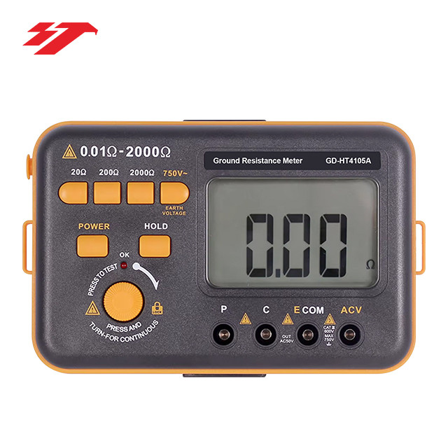 ใหม่ 100% Hengtai GD-HT4105A ดิจิตอลเท่านั้น AC Current คู่มือช่วง Earth Tester พร้อมการวัด 20 ~ 200