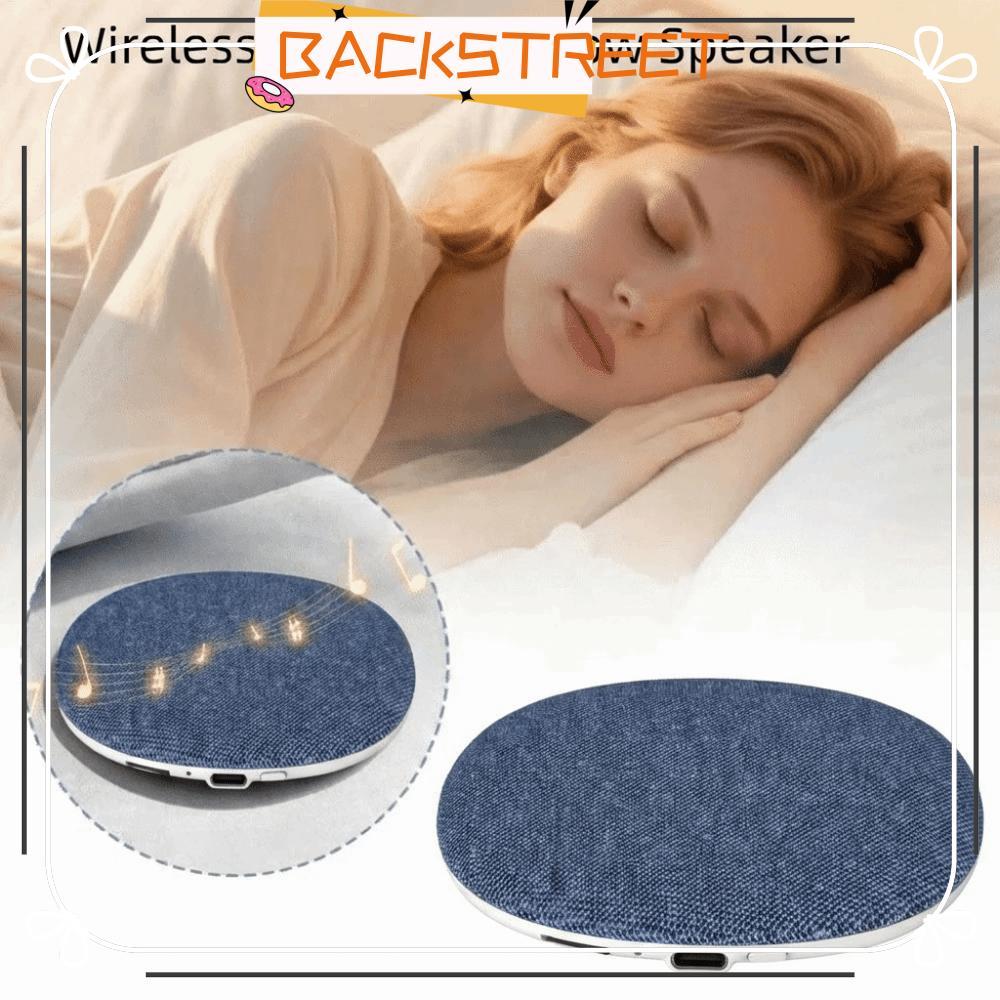 BACKSTAGE Wireless Bedroom Pillow Speaker, Bluetooth 5.4 Ultra-thin Under Pillow Speaker, Soft Sound