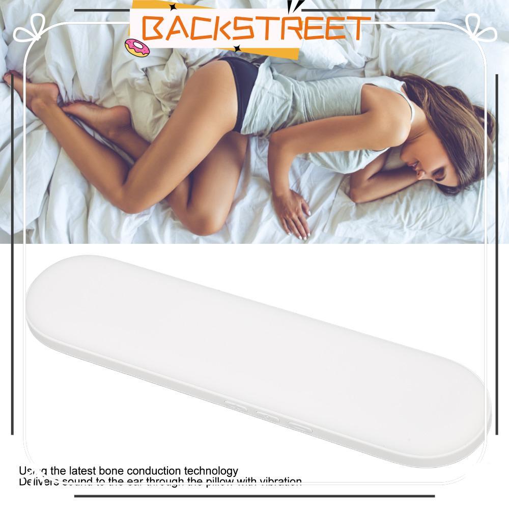 BACKSTAGE Bluetooth Pillow Speaker, Timer Function Bluetooth 5.3 Bone Conduction Speaker, Relaxing M
