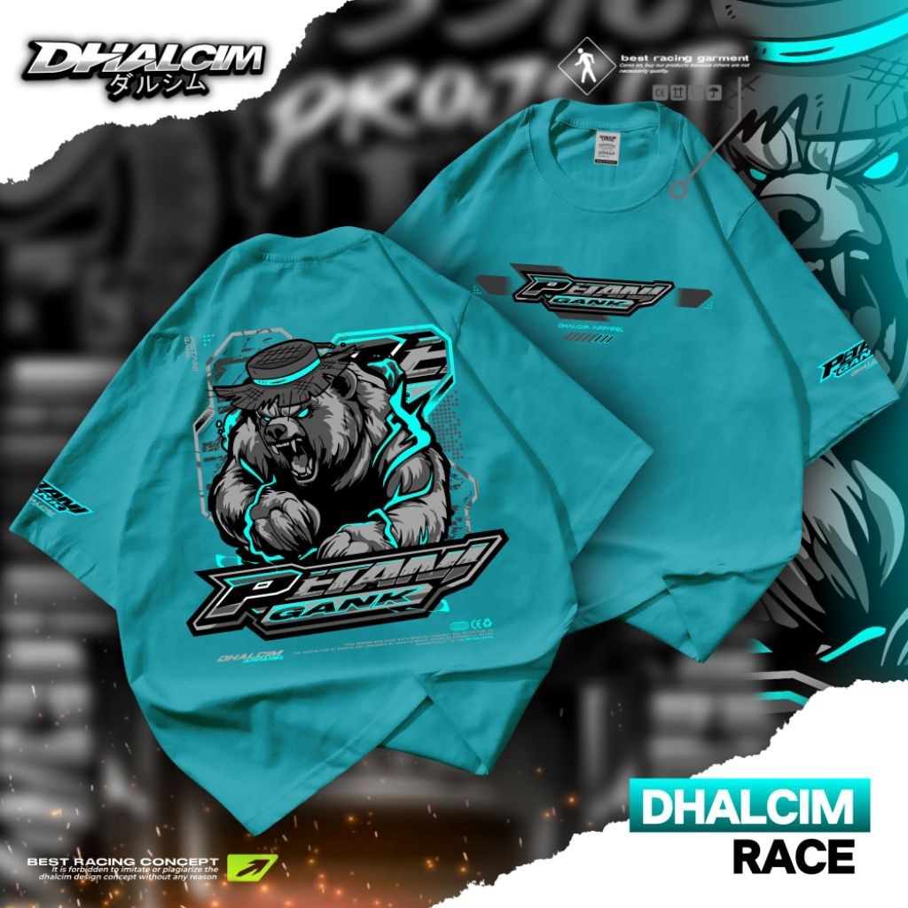 GANK FUL DESIAN FARMER DISTRO เสื้อยืด, RACING FARMER เสื้อยืด, GANK FARMER, เสื้อยืด, เสื้อยืด DESI