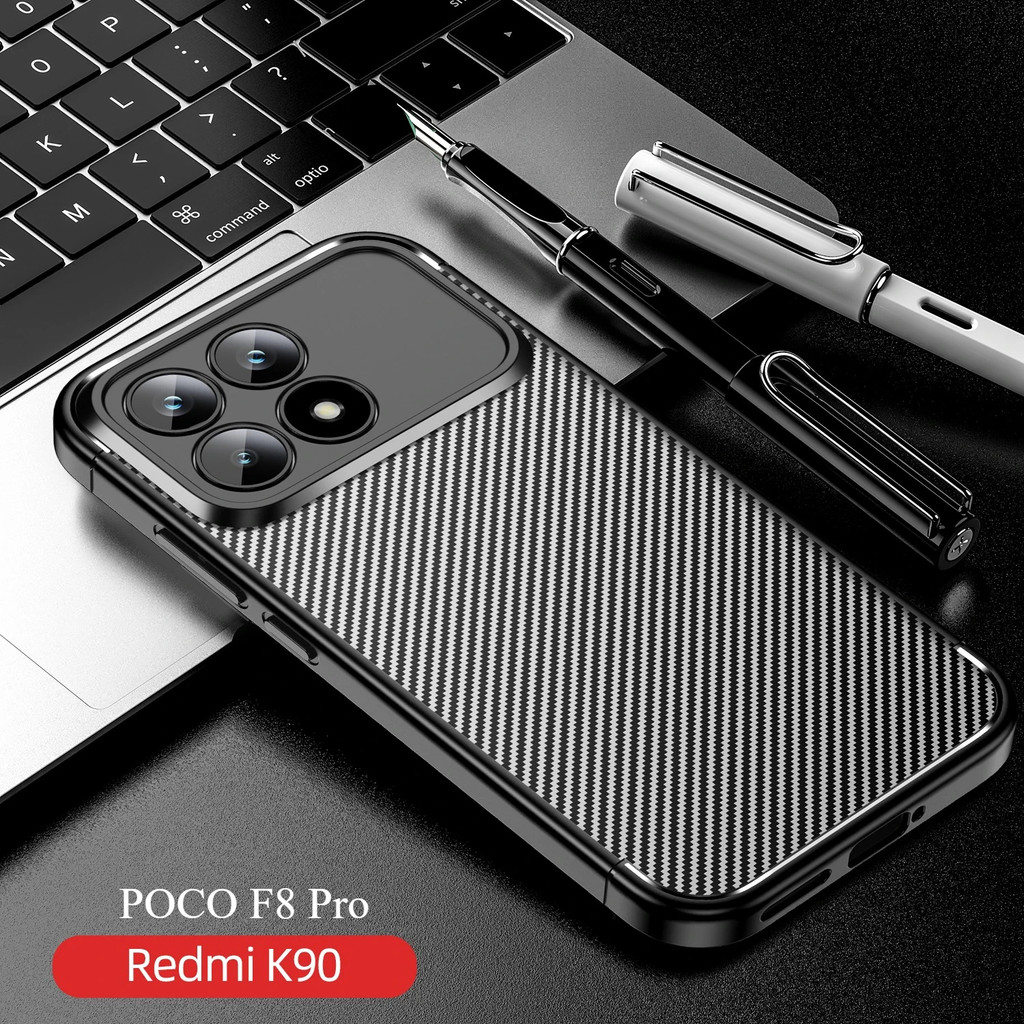 CASE XIAOMI POCO F8 PRO / POCO F7 PRO / POCO F7 ULTRA / POCO F6 / POCO F6 PRO CASE CARBON AUTOFOCUS 