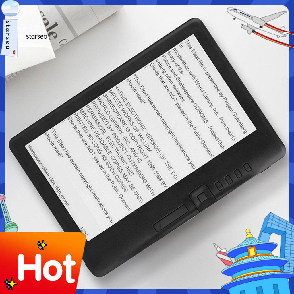 SRA ZK 1 ชุด 800x480 ความละเอียด E-Reader หน้าจอ 7 นิ้ว