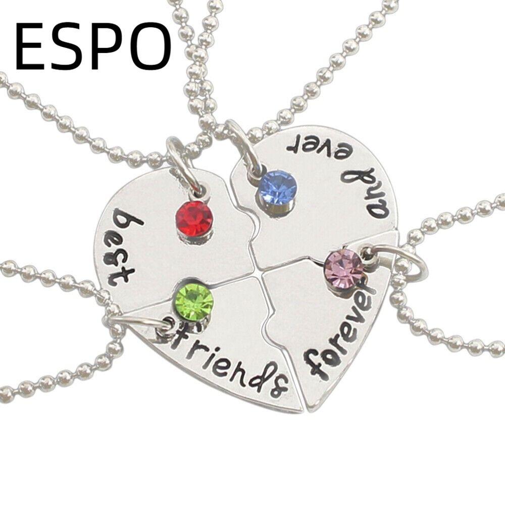 ESPO 4 Bff Love Necklace Creative Best Friend Froever Necklace