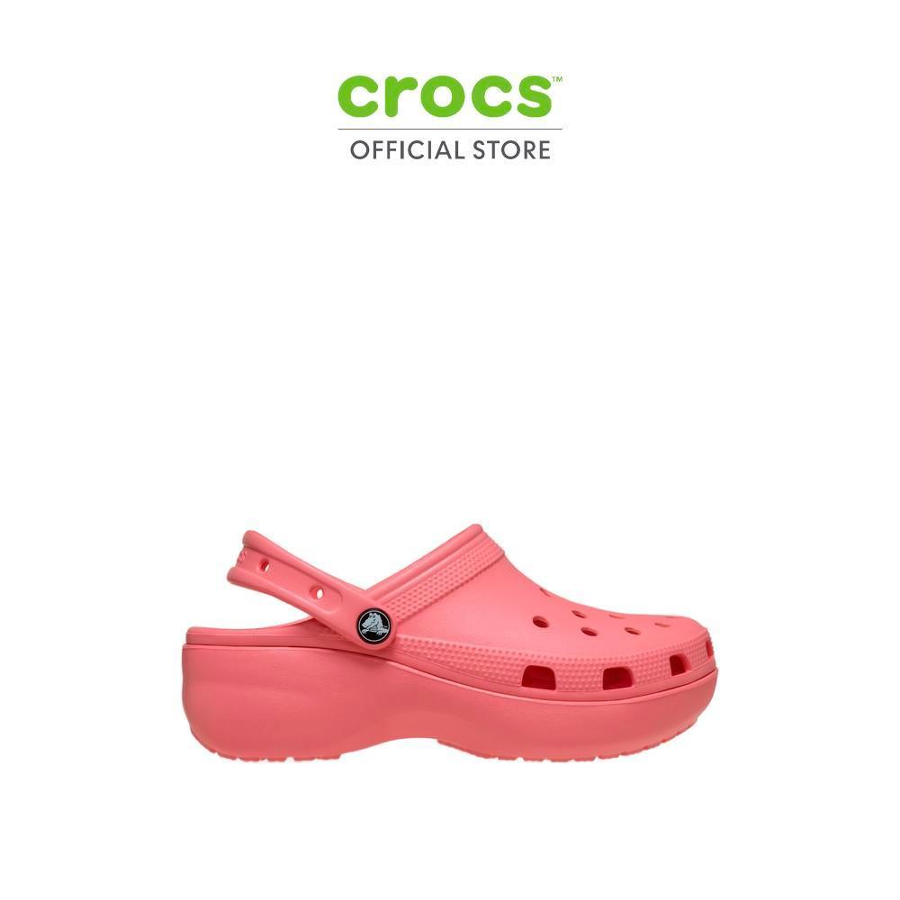 CROCS รองเท้าลำลองผู้หญิง CLASSIC PLATFORM CLOG รุ่น 206750-6UI - GUAVA