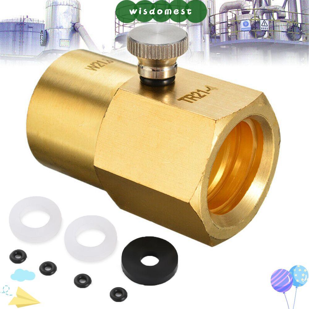 WISDOMEST TR21-4 ถึง W21.8-14 Regulator Homebrew ถังกระบอกเติม Adaptor สําหรับ Sodastream