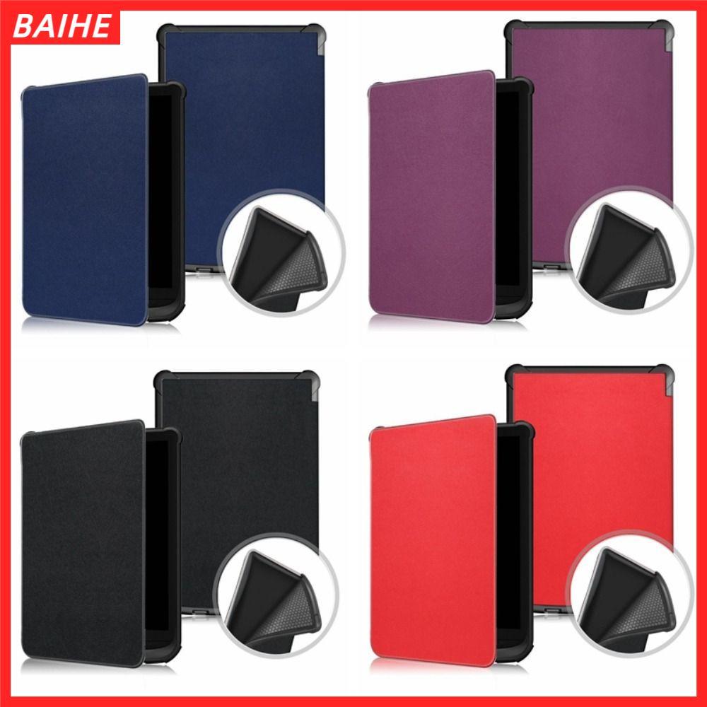 BAIHE E-Reader, Auto Sleep/Wake เคสกันกระแทก, TPU Simple Soft Folio Cover สําหรับ Pocketbook 616/627