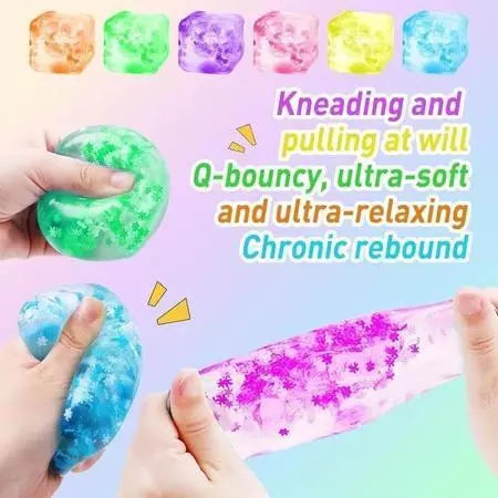 พร้อมส่ง ของเล่นคลายเครียด บล็อกน้ําแข็งจําลอง ของเล่นบีบอัด สกุชชี่ก้อนน้ำแข็ง สะท้อนกลับช้า สกุชชี่ คลายเครียด thumbnail 3