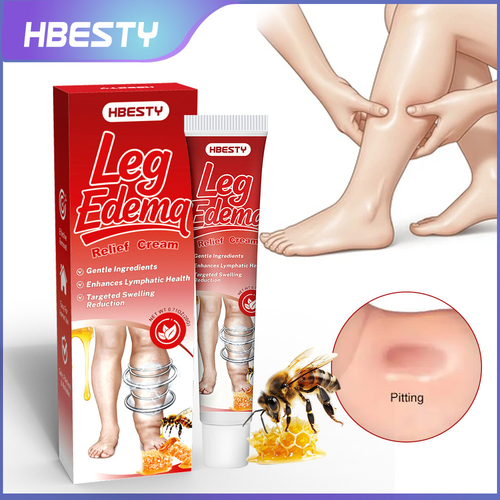 พร้อมสต็อก จัดส่งด่วน HBESTY Leg Massage Enema Cream Leg Muscle Soothing Massage Care Cream212360309