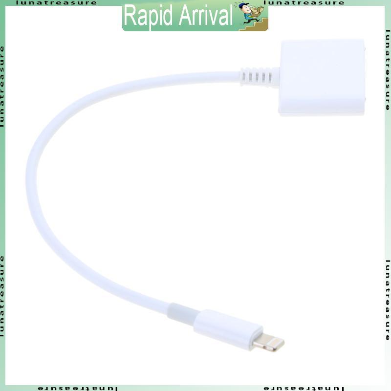 Lun 8Pin Male ถึง 30 Pin Female Charging Sync Converter Cable 30Pin Adapter