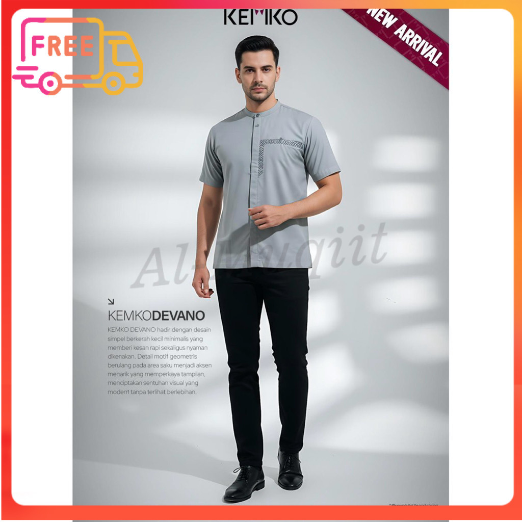 RABBANI ORI - Kemko Devano | เสื้อโคโกะแขนสั้น | Kemko Rabbani Original Al-Muqiit.Shop