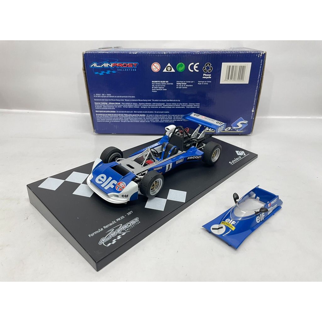 Solido Solido 1/18 Renault Formule MK20 1977 Original Package ยี่ห้อใหม่รูปลักษณ์