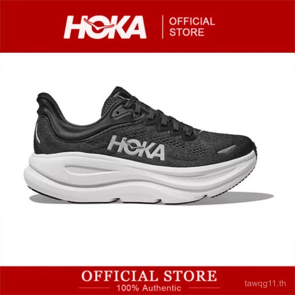 รองเท้าผ้าใบ Hoka One Bondi 9 สำหรับวิ่ง ของแท้
