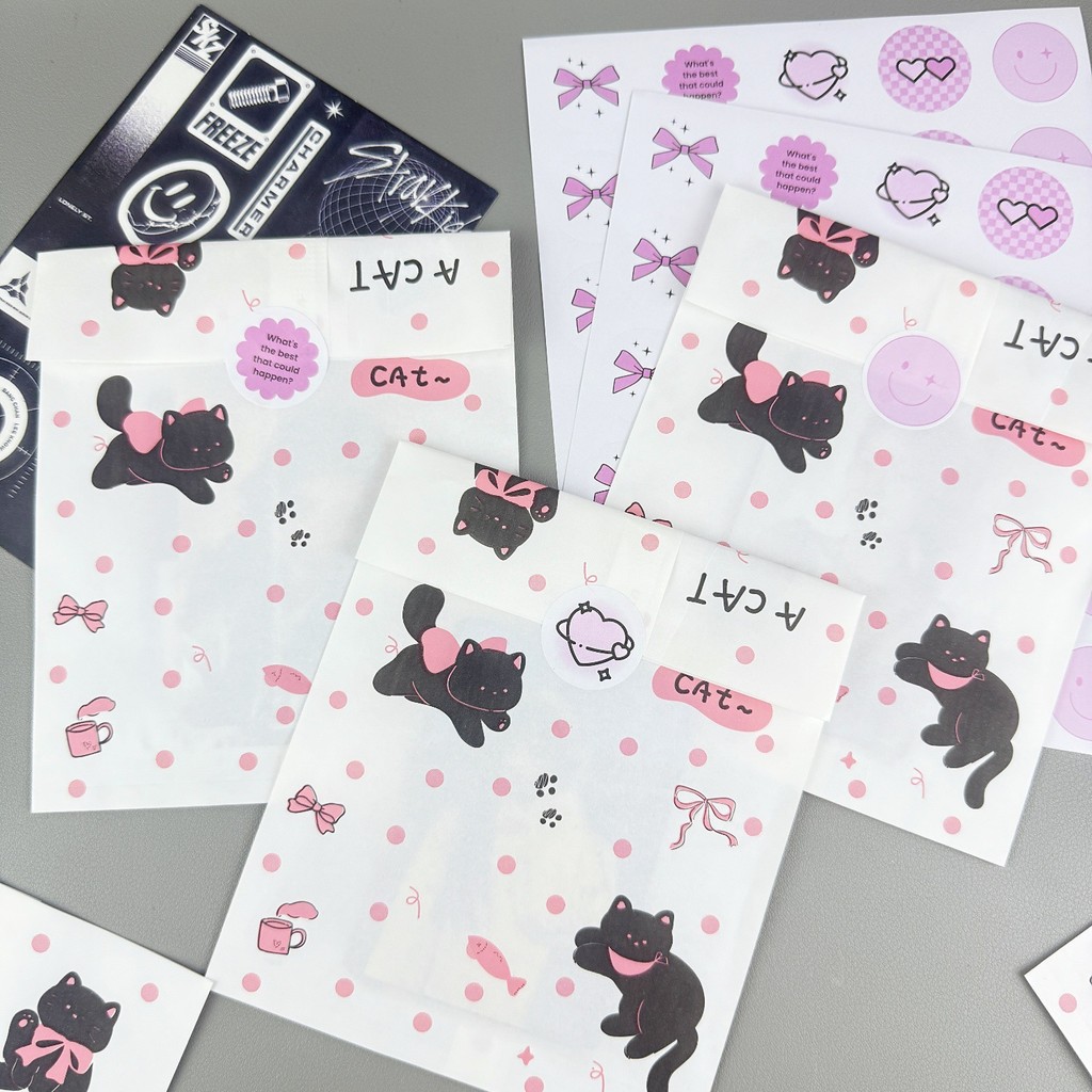 Bowknot Kitty Paper Bag Out of Card Packing Handbook Gift Bag Packing Bag Candy Packing 2026.3.9