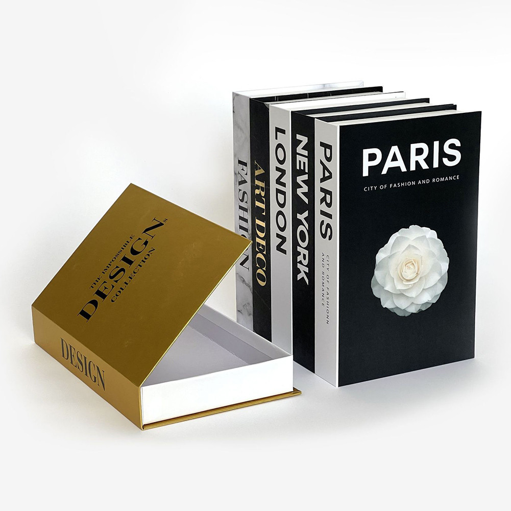 [มีในสต็อก] COSYH กล่องเก็บหนังสือปลอม หนังสือปลอม ของตกแต่งบ้าน ที่เก็บของตกแต่ง กล่องหนังสือ