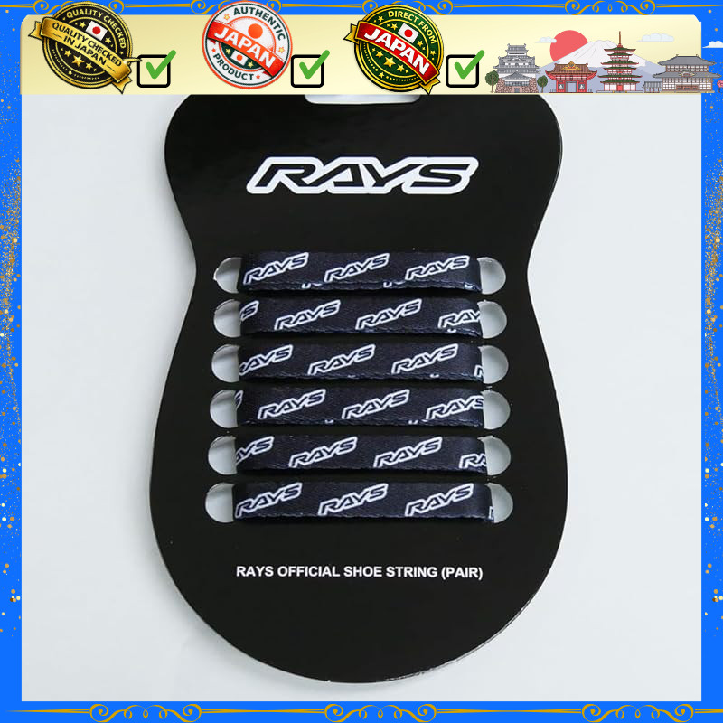 RAYS OFFICIAL SHOE STRING (PAIR) BK Item Number 7409020005617