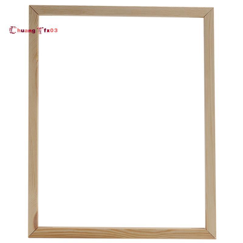 40X50 ซม.กรอบไม้ DIY กรอบรูปศิลปะเหมาะสําหรับตกแต่งบ้านภาพวาดดิจิตอลเพชรภาพวาด