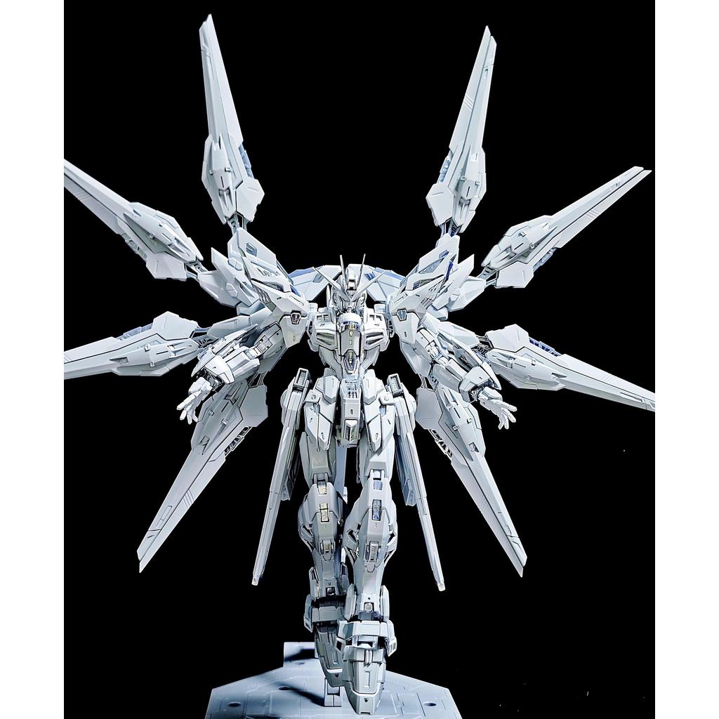 Changlong 7701 Strike Freedom MGEX Twilight White Coating Titanium White Limited 1/100 ประกอบของเล่น
