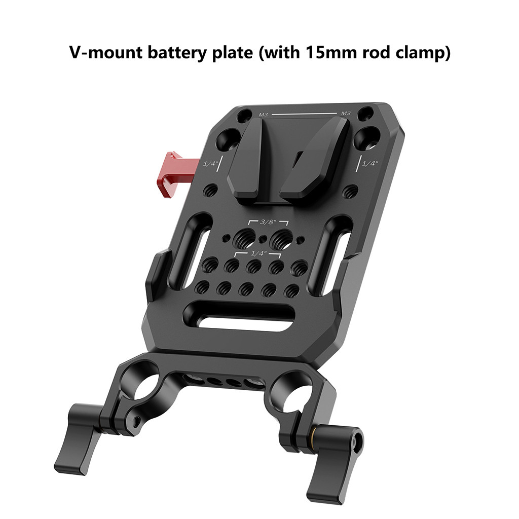 FEICHAO สําหรับ Canon EOS RS3 RS2 สําหรับ Sony A7M5 A7M4 กล้อง Quick Release V Mount แผ่นวงเล็บ 3/8 