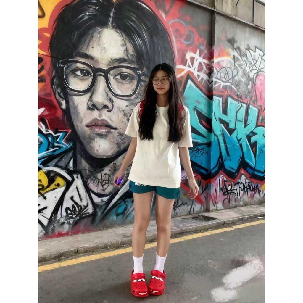 Crocs คลาสสิก X Car 【"Lightning McQueen\\\"】สําหรับผู้ชายและผู้หญิงเดียวกันทนต่อการสึกหรอรองเท้าผู้ช