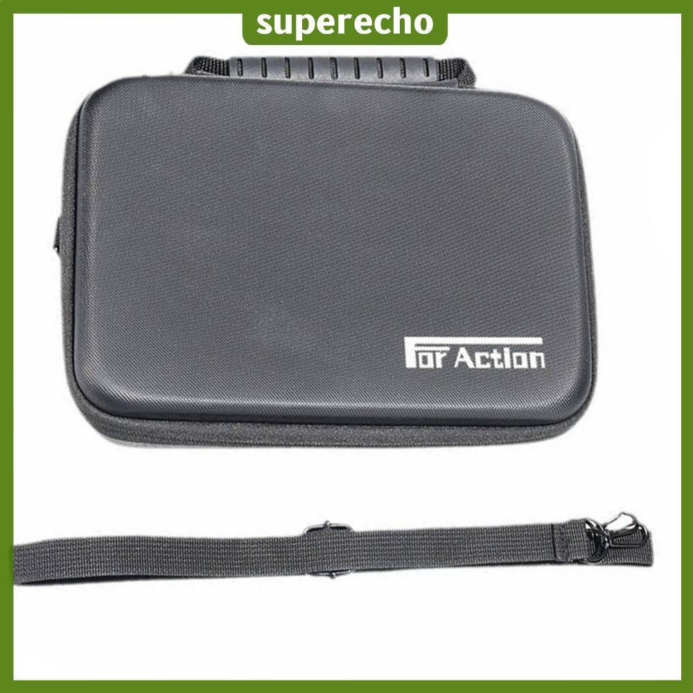 [จัดส่งรวดเร็ว] กระเป๋าเก็บของแบบพกพา Anti-Scratch กระเป๋าเดินทางพร้อมสายคล้องไหล่เคสกล้องแอคชั่นแคมเมรามือถือสําหรับ DJI Action 5 Pro/4/3 อุปกรณ์เสริม