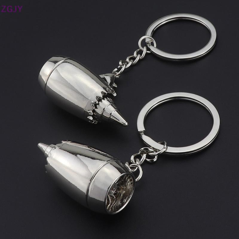 TORKK ออกแบบใหม่เครื่องบินโลหะพวงกุญแจเครื่องยนต์ Mini Jet Engine Keyrings ใหม่