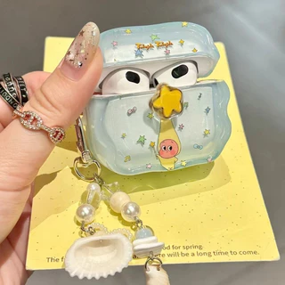 3D หมุน Twinkle Twinkle หูฟังกรณี AirPods Pro3 หูฟังไร้สายบลูทูธฝาครอบป้องกัน 1/2/3/4