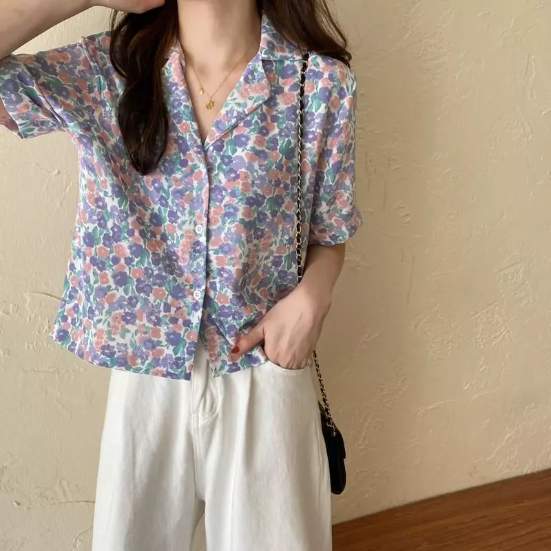 Chili Koko เสื้อเชิ้ตฮาวายลายดอก 99002 thumbnail 5