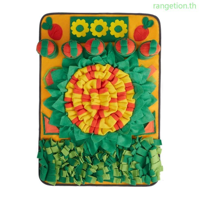 RAN Scent Training Puzzle Mat Snuffle Pad Slow Feeder Sniffing Mat สําหรับสุนัขการพัฒนาความรู้ความเข