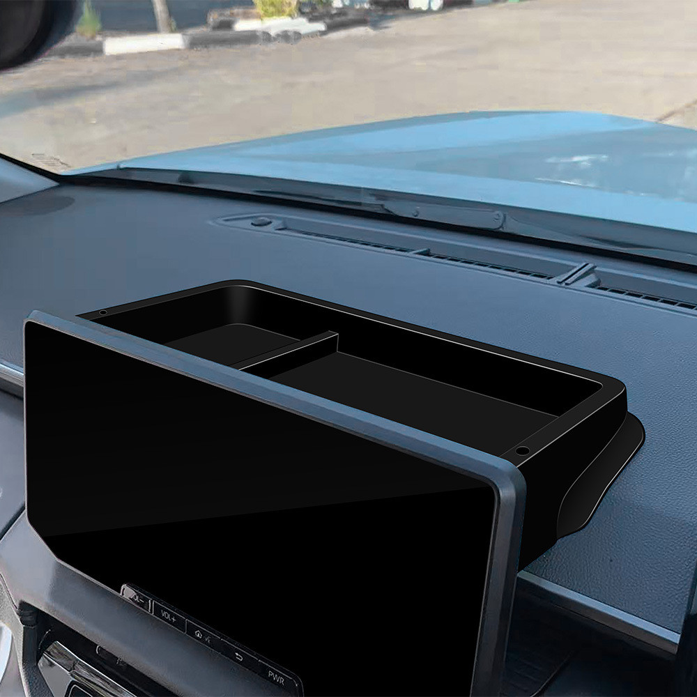 เหมาะสําหรับ 26 Toyota Hilux Navigation Screen กล่องเก็บของด้านหลัง HILUX Car Supplies กล่องเก็บเครื่องมือ Modified Storage