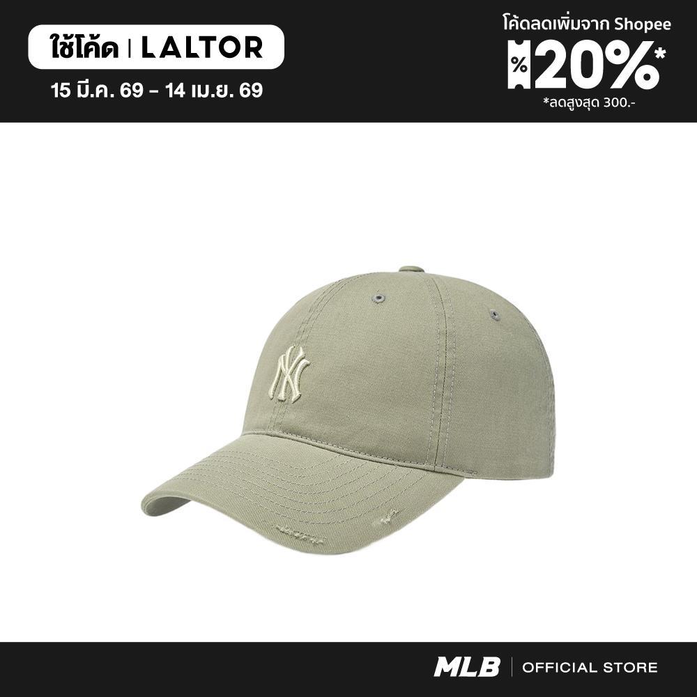 MLB หมวกแก็ป ยูนิเซ็กซ์ Street Back Arc Unstructured Ballcap รุ่น 3ACPB076N 50KAM สีกากี